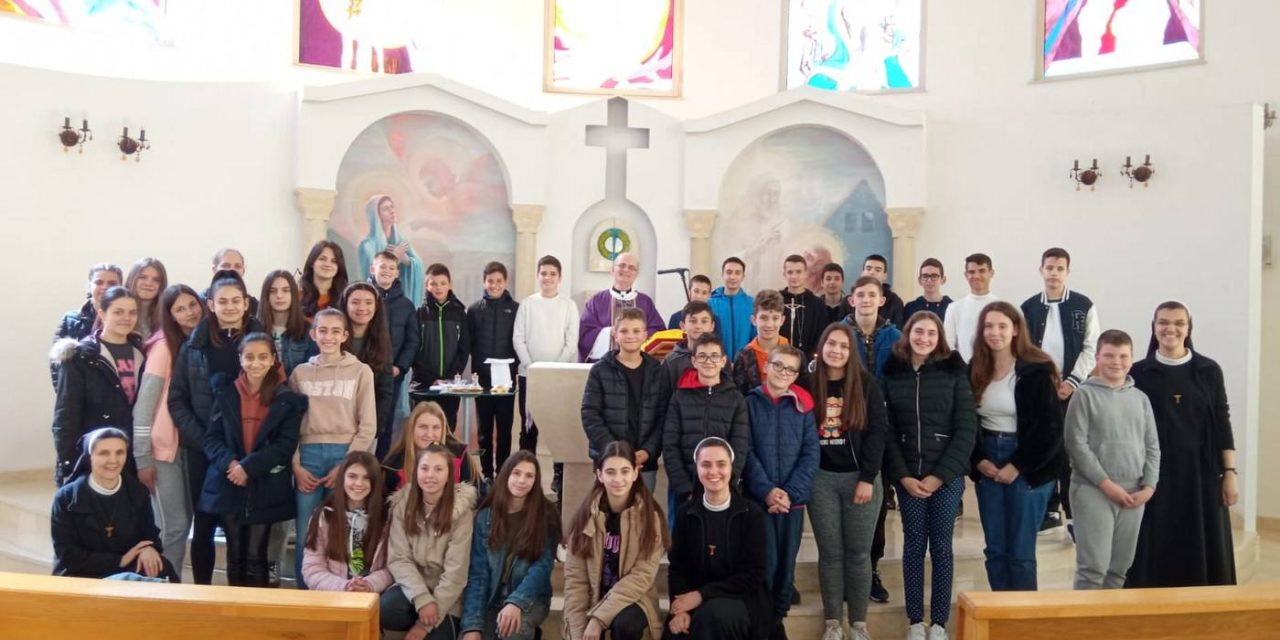 Korizmena duhovna obnova bjelopoljske djece viših razreda Osnovne škole 2022.