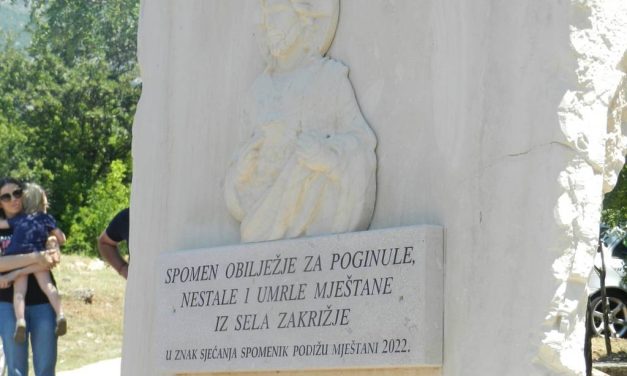 Blagoslov Spomenka u Zakrižju 2022.