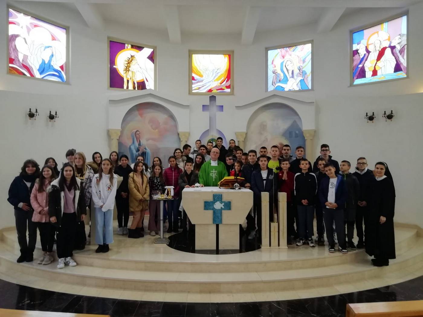 Adventska duhovna obnova bjelopoljske djece viših razreda Osnovne škole 2022.